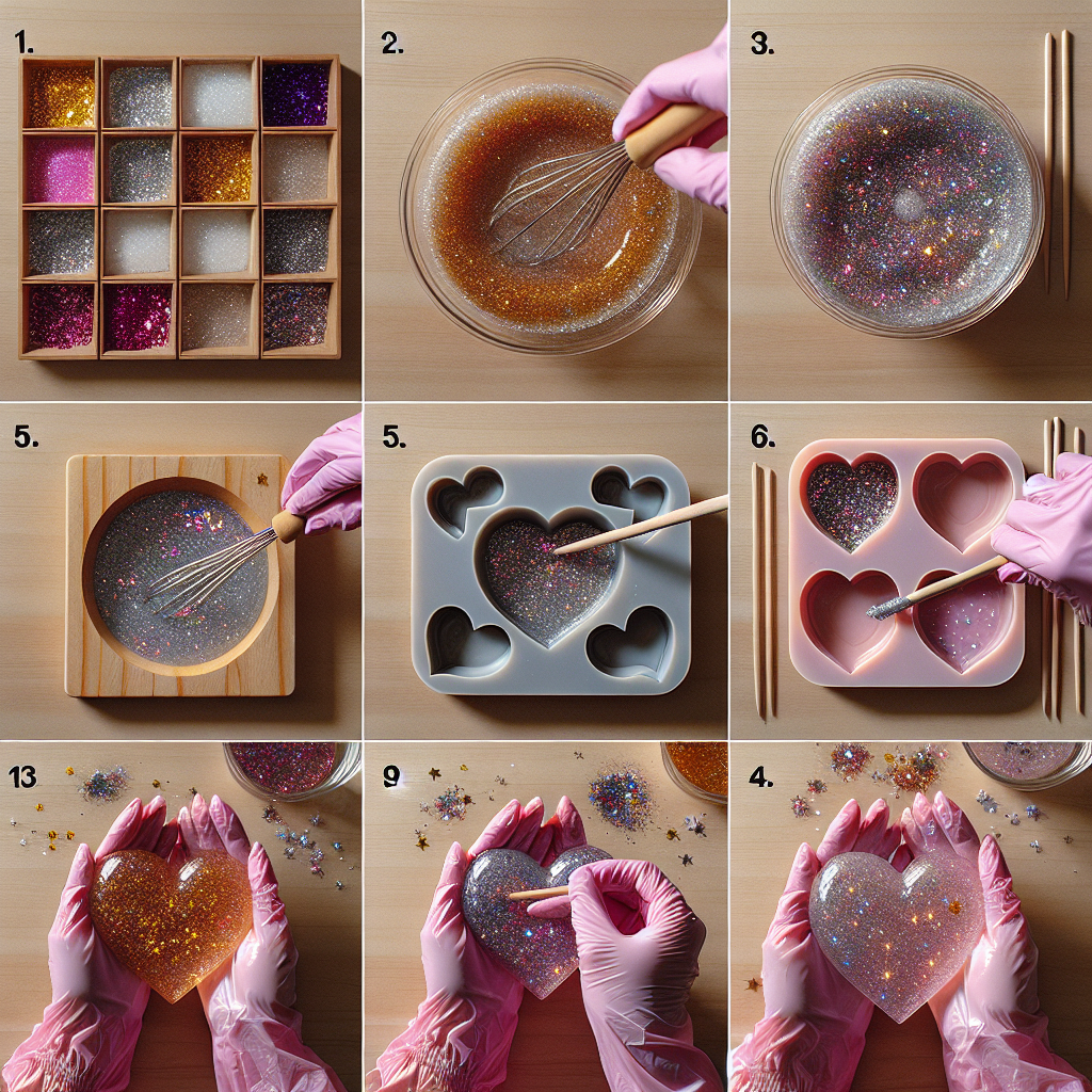 How to Create Glitter Resin Coasters at Home